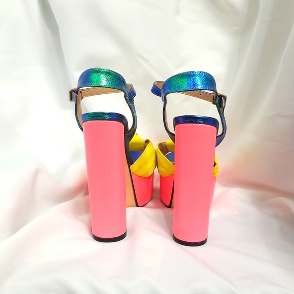 Lemon Drop by Privileged Multicolored Heels - Picture 2 of 10
